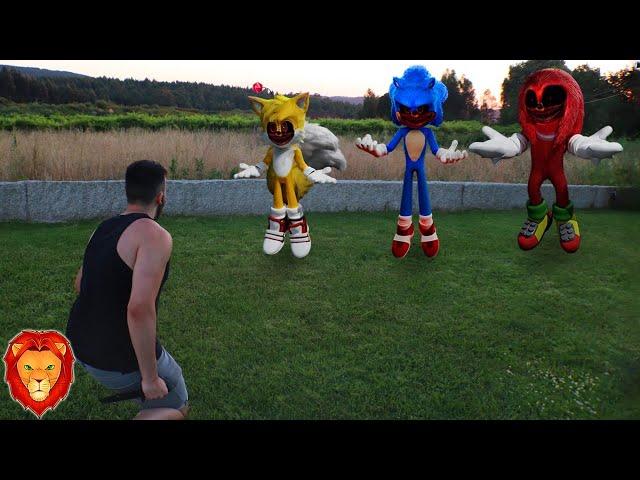 WE FOUND TEAM SONIC.EXE in REAL LIFE | ALL SONIC.EXE IN REAL LIFE LEON PICARON