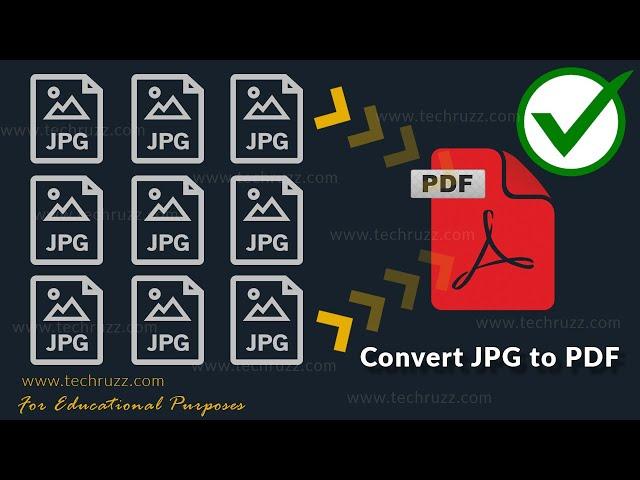 How To Convert JPG To PDF In Windows 10 | Convert Images To PDF