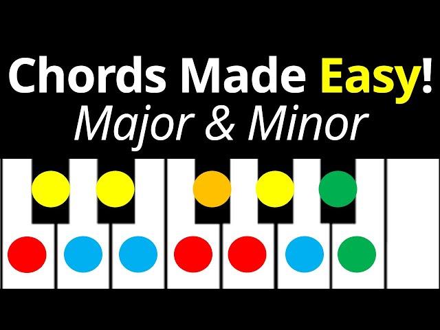 Instantly MEMORIZE All Piano Chords (Major & Minor) - Piano Tutorial for Beginners