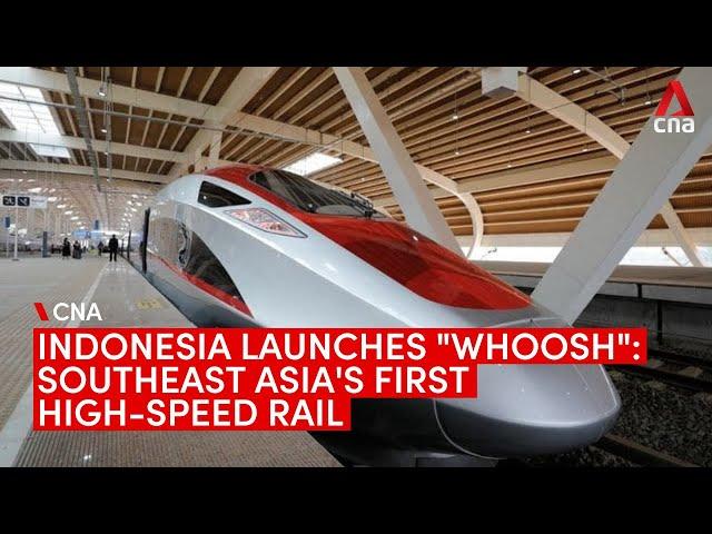 Indonesia launches high-speed railway, first in Southeast Asia