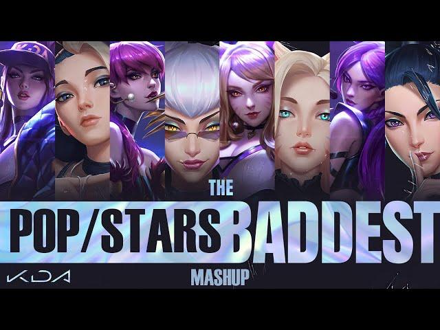 THE BADDEST x POP/STARS - K/DA Mashup ft (G)I-DLE, Madison Beer, Jaira Burns, Wolftyla & Bea Miller