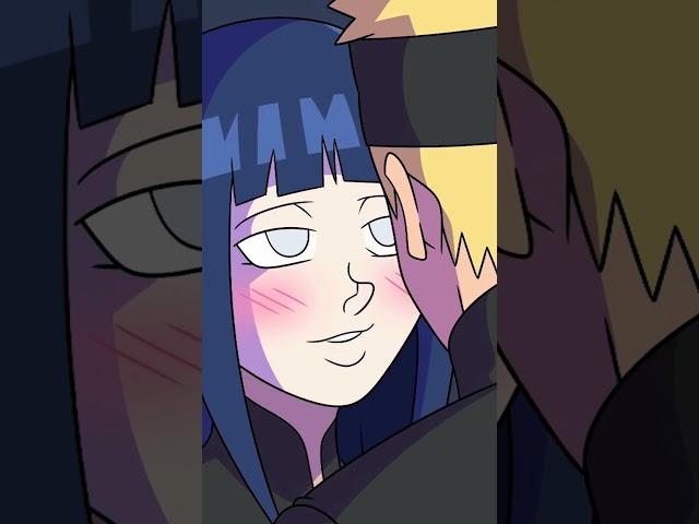 HINATA FIRST KISS #shorts #naruto #hinata #animation #anime