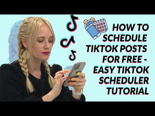 How to Schedule TikTok Posts FOR FREE - Easy TikTok Scheduler Tutorial