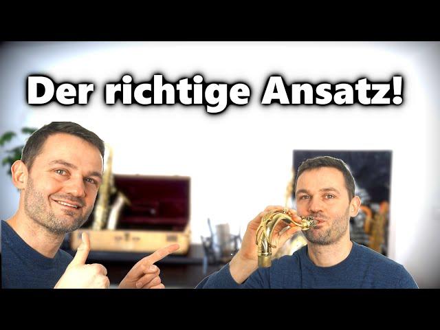 2 - Der perfekte Saxophonansatz | Saxophon lernen