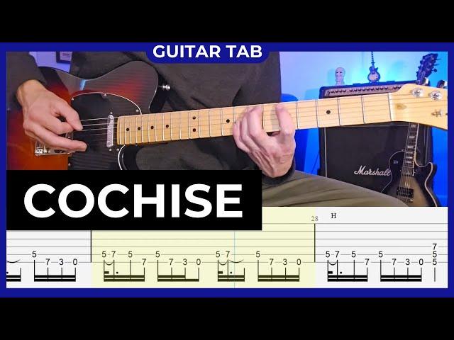 AUDIOSLAVE - Cochise - Guitar Cover w/ Guitar Tabs