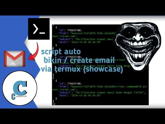 SHOWCASE || script termux auto bikin email terbaru 2024!! 