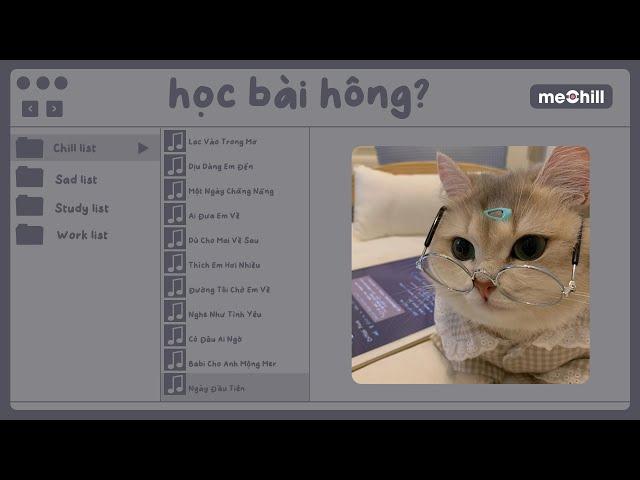 [playlist speed up] list nhạc học bài cực tập trung | Con Mèo Béo