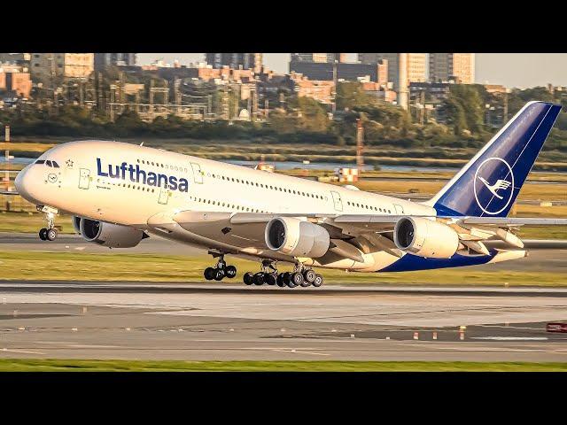 ️ 100 CLOSE UP TAKEOFFS and LANDINGS in 1 HOUR  NEW YORK JFK Airport Plane Spotting [JFK/KJFK]