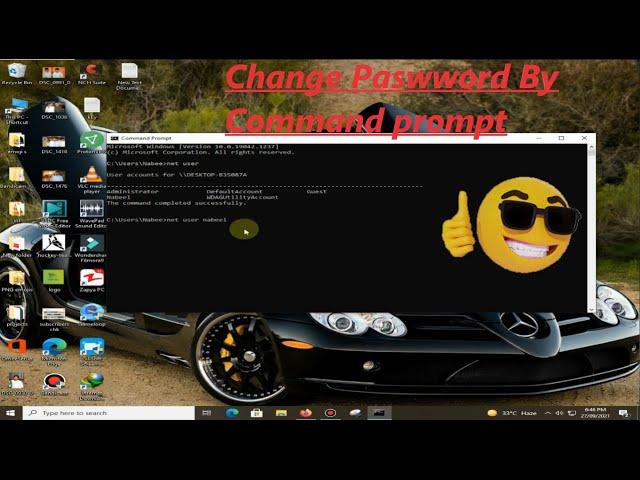 How to Change Password Without Current Password | command prompt tricks