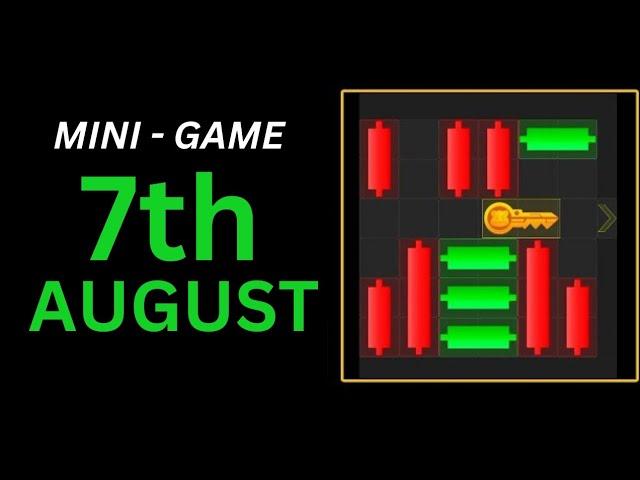 Hamster Kombat Mini-Game 7th August (Puzzle Solved)