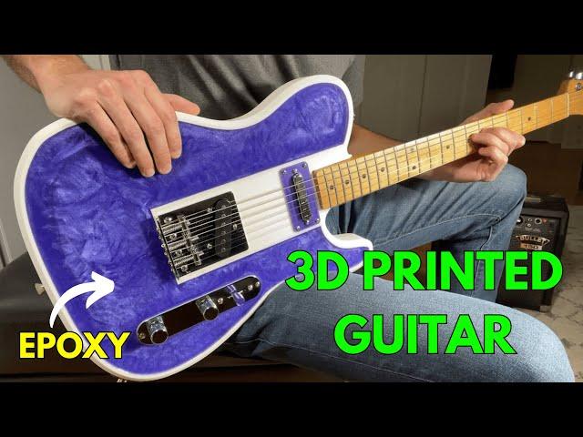 3D Printed Telecaster Functional Electric Guitar! Step by Step Build