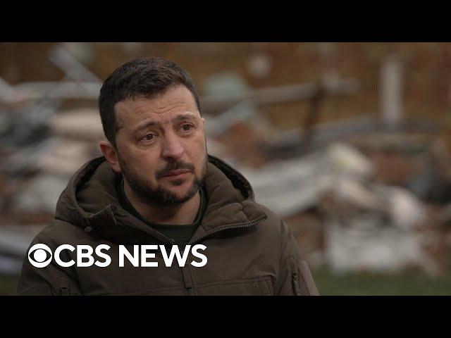 Extended interview: Ukraine's President Volodymyr Zelenskyy speaks with CBS News