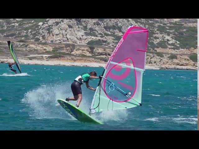 Windsurfing First Vulcan at 12 years