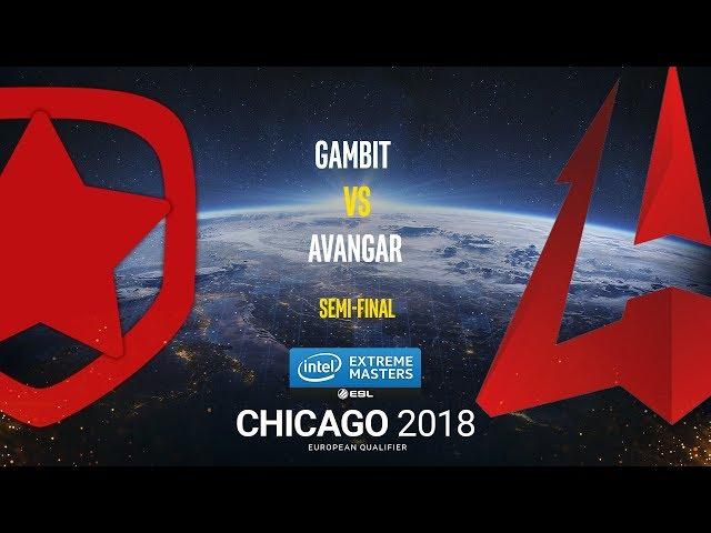 Gambit vs AVANGAR - IEM Chicago 2018 EU Quals - map1 - de_cache [ceh9]