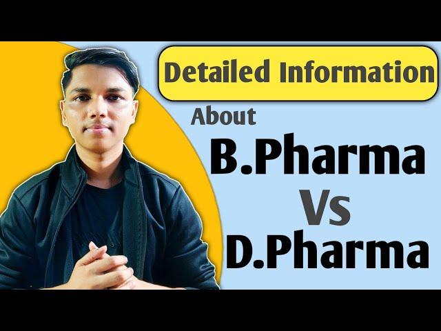 B.Pharma vs D.Pharma || Detailed information || new indian era || #nie