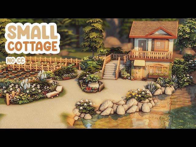 Small Cottage 🪴 Sims 4 Speed Build