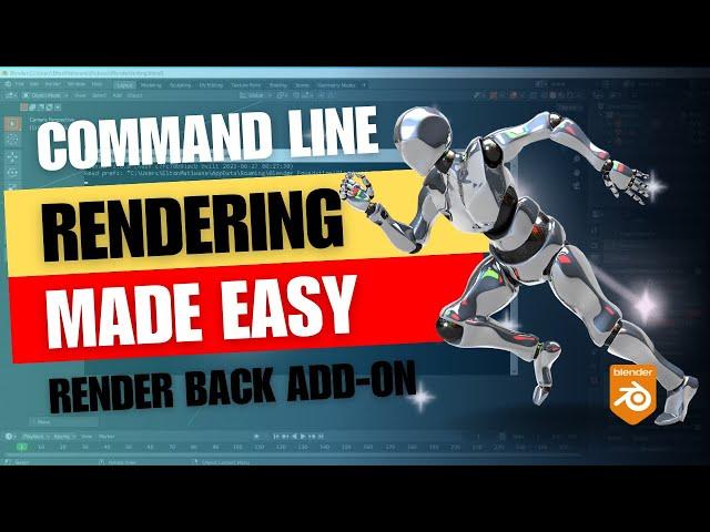 Blender Command Line Rendering Addon || Render Back