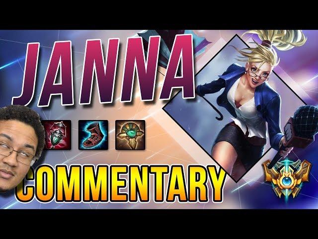 [7.17] Challenger Support Janna Commentary [vs Aphromoo Sona]