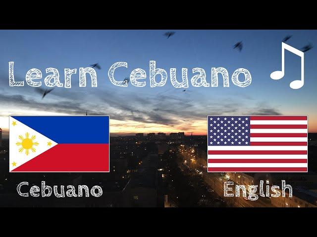 Learn before Sleeping - Cebuano (native speaker)  - with music