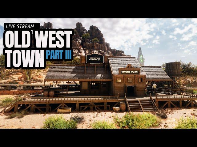 Lets Build An Old West Town - Ark Survival Ascended