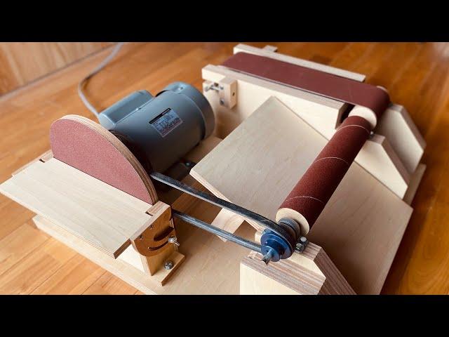 Making a 3 in 1 Sander  Machine || Disc Sander || Drum Sander || Belt Sander