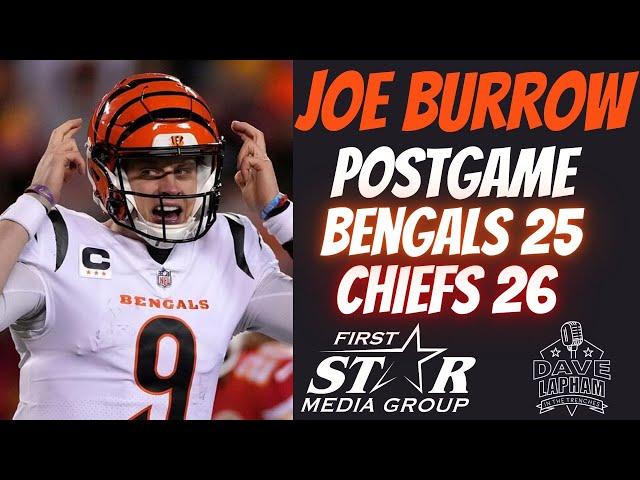 Bengals QB Joe Burrow | Postgame After Bengals Lose to the Chiefs 26-25