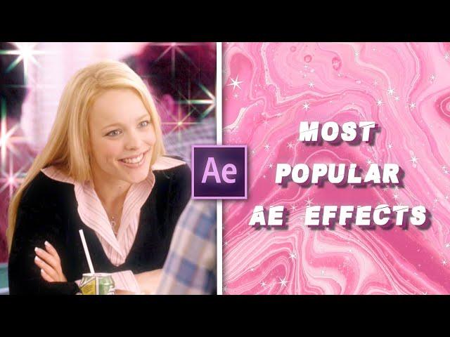 25+ popular ae effects