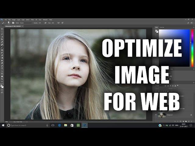 How To Optimize Images For Web Without Losing Quality - Photoshop