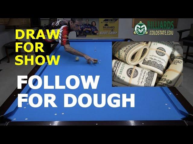 Master Cue Ball Control … FOLLOW VS. DRAW