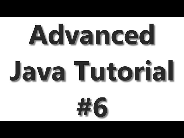 Advanced Java Tutorial #6 - Handling of Command Line Arguments