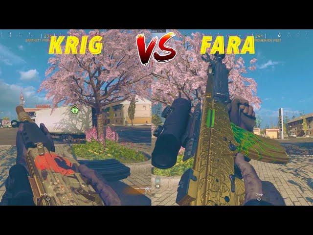 Krig 6 VS Fara 83 | BEST Long Range AR in Warzone Season 5