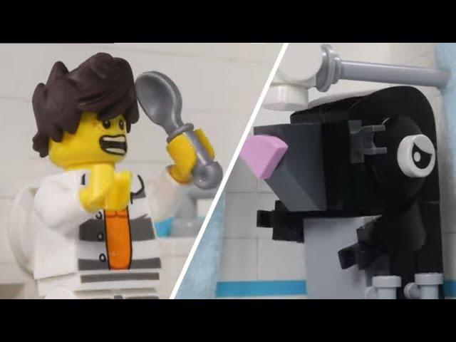 LEGO Prison Break Tunnel Escape! STOP MOTION Who Dug The Tunnels? | Billy Bricks