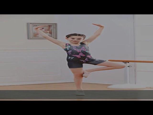 TUONROAD Girls Gymnastics Leotards Toddler Unitard Biketard Clothes Cute Kid Tumbling Dance Outfit