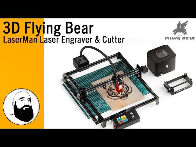 3d Flying Bear LaserMan Laser Engraver & Cutter