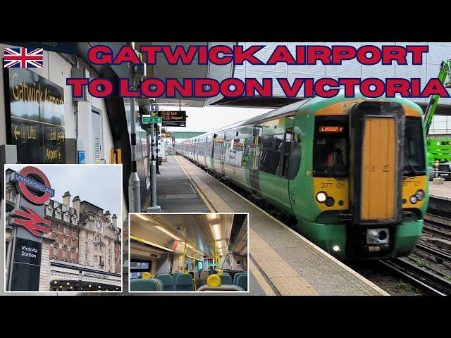 Gatwick airport to London Victoria station  by train