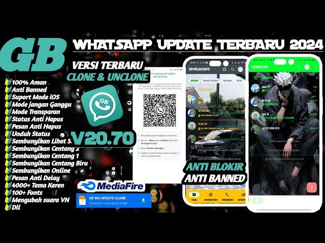 Wa Mod Terbaru 2024 ||Wa Gb Terbaru 2024 || Whatsapp mod terbaru 2024 Apk Download || WA GB V20 70