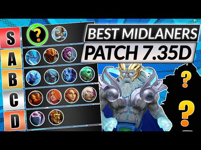 NEW MID LANE TIER LIST Patch 7.35D - Best Position 2 Heroes RANKED - Dota 2 Guide