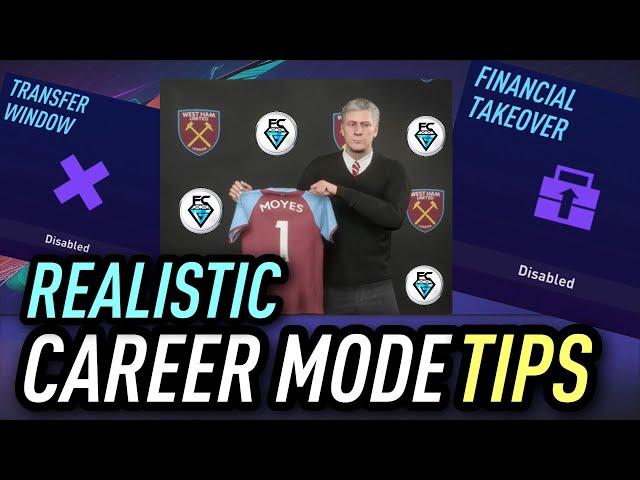 FIFA 21: REALISTIC CAREER MODE TIPS