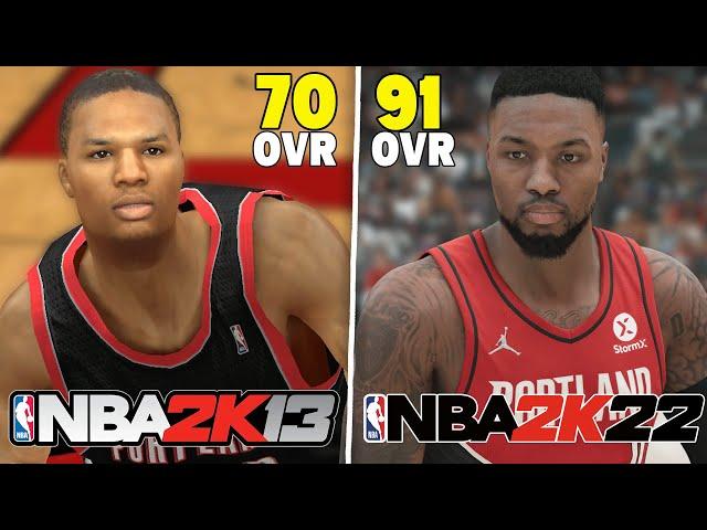 Hitting A Logo Three With Damian Lillard In Every NBA 2K!