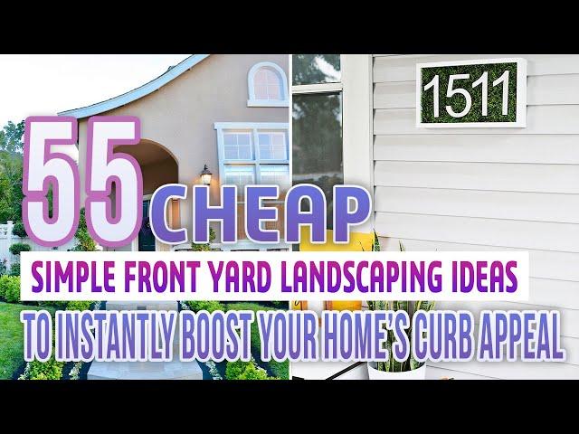 Top 55 Budget-Friendly Landscaping Ideas for Stunning Front Yards | Boost Curb Appeal for Under $50!