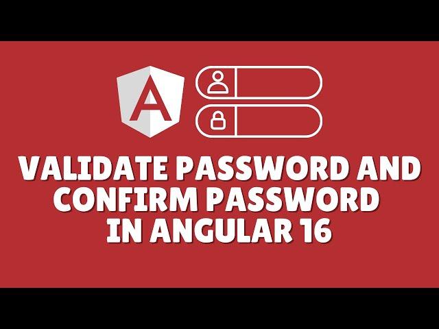 How to check password and confirm password in Angular 16 reactive form?