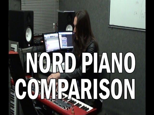 Nord Piano Comparison - Italian, Imperial, Bright, Lady D, Studio, Concert