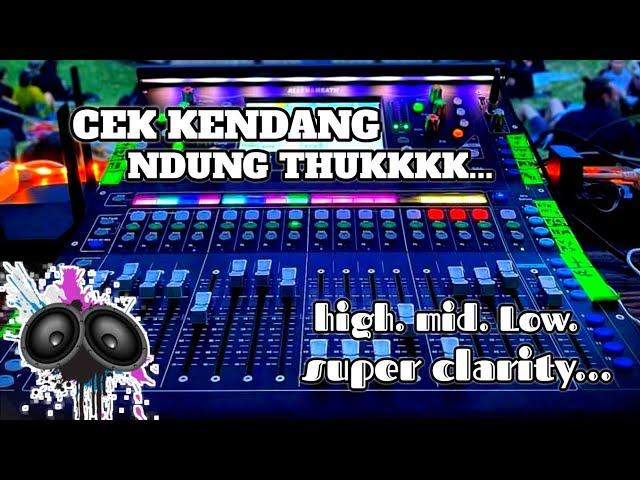 CEK SOUND KENDANG  NDUNG THUKKKK  AUDIO SUPER JERNIH