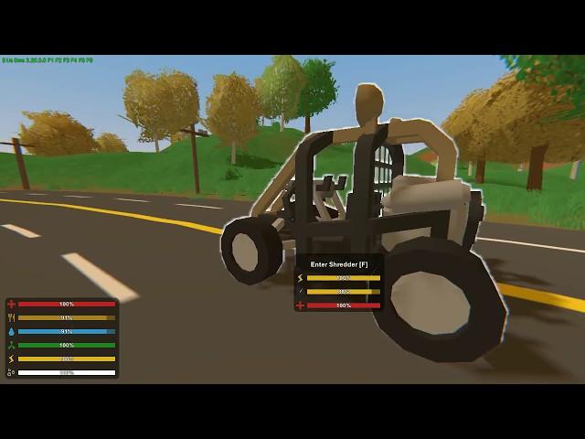 Моды Unturned. Первый обзор модов на тему Vehicle. Интересные транспортные средства