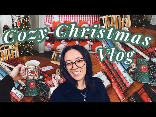 Cozy Holiday Vlog  preparing for Christmas, gift wrapping + a night at the arcade | Vlogmas ep. 6