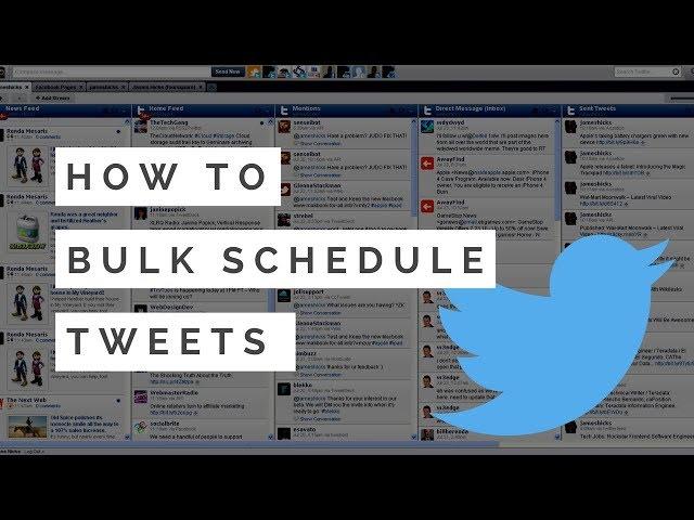 How To Bulk Schedule Tweets With Hootsuite! (SUPER EASY)