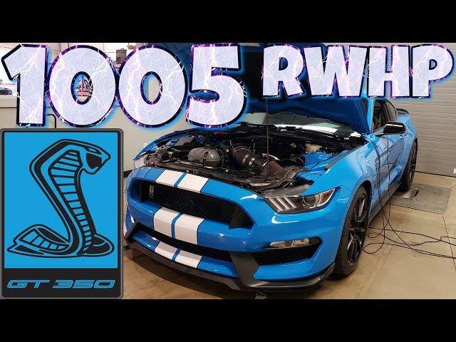 2016 GT350 Mustang 1000 rwhp Whipple dyno (and build info) @ Brenspeed (Not Turbo)