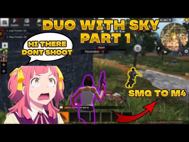 Duo Attempt with SKY| SMG TO M4 | Last island of survival | Last day rules survival