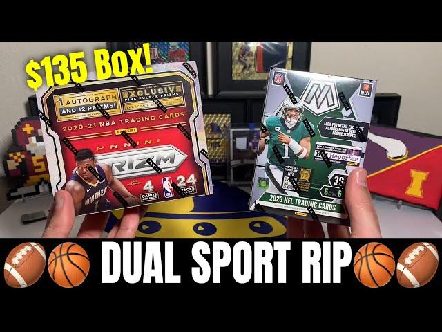  DUAL SPORT RIP! 2020-21 Prizm Basketball Retail BoxA & a 2023 Mosaic Football Blaster!