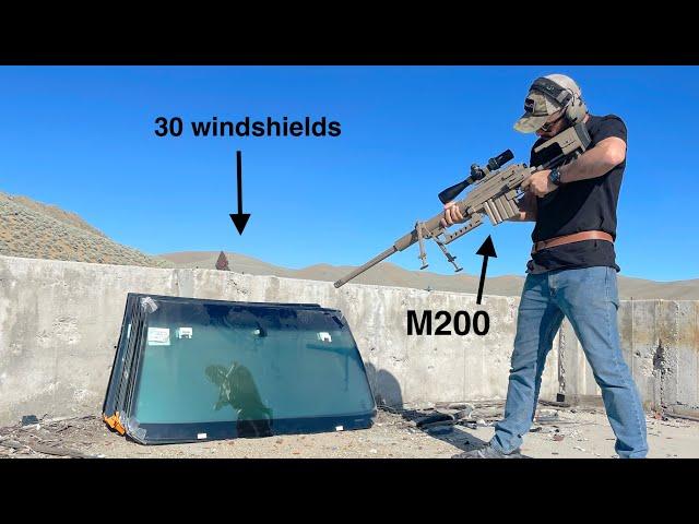 how many windshields does it take to stop a 408 cheytac vs 50bmg